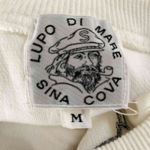 LUPO DI MARE SINA COVA 両面刺繍 クルーネックスウェット メンズ import:M